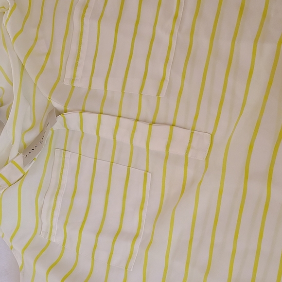 ANN TAYLOR Stripped Tank Top With Pockets - Picture 8 of 13